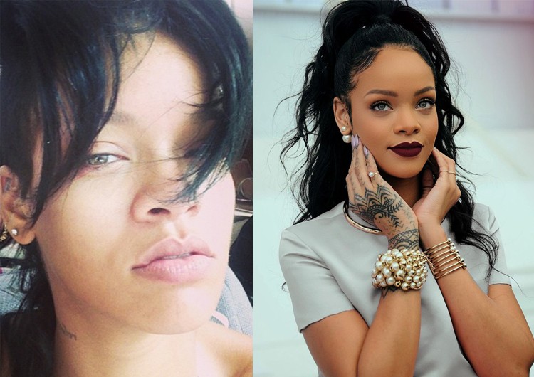 Золушки и принцессы: 30 невероятных фото звезд до и после макияжа