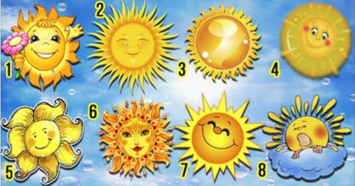 Самый солнечный тест: Выберите солнышко и узнайте о себе что-то интересное