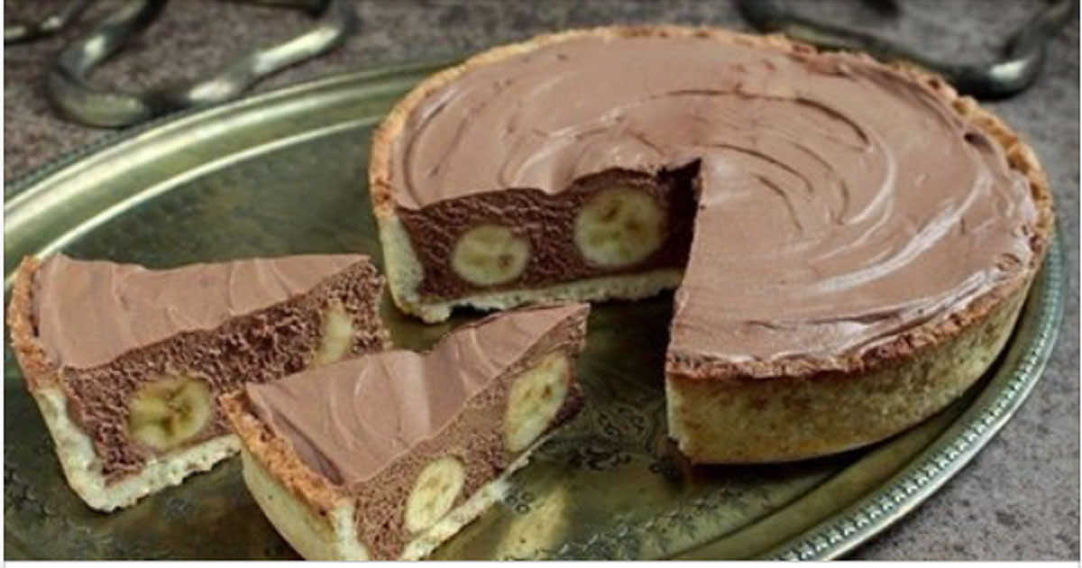 Шоколадно-банановый десерт без выпечки