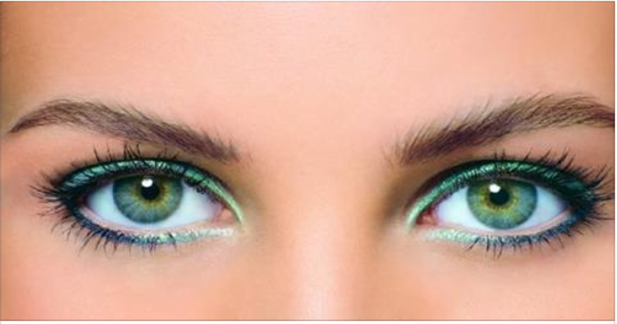 Все тонкости макияжа для голубо-зеленых глаз + фото примеры