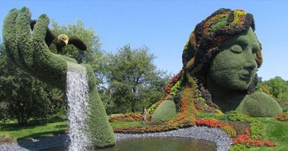 Фантастический ботанический сад в Монреале