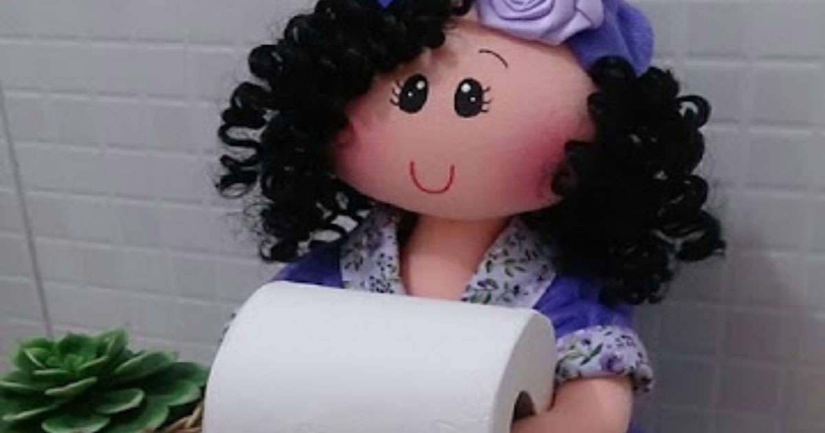 Забавные куклы-держатели для туалетной бумаги. Интересное оформление уборной!