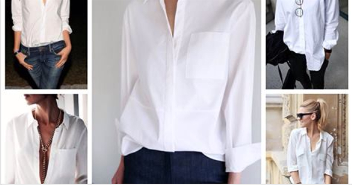 10 идей, как по-новому носить белую рубашку