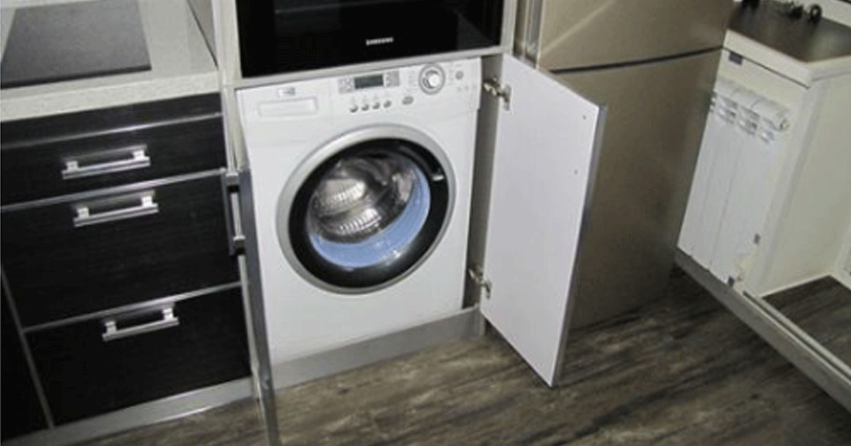 7 умных вариантов: Куда поставить стиральную машину в малогабаритке