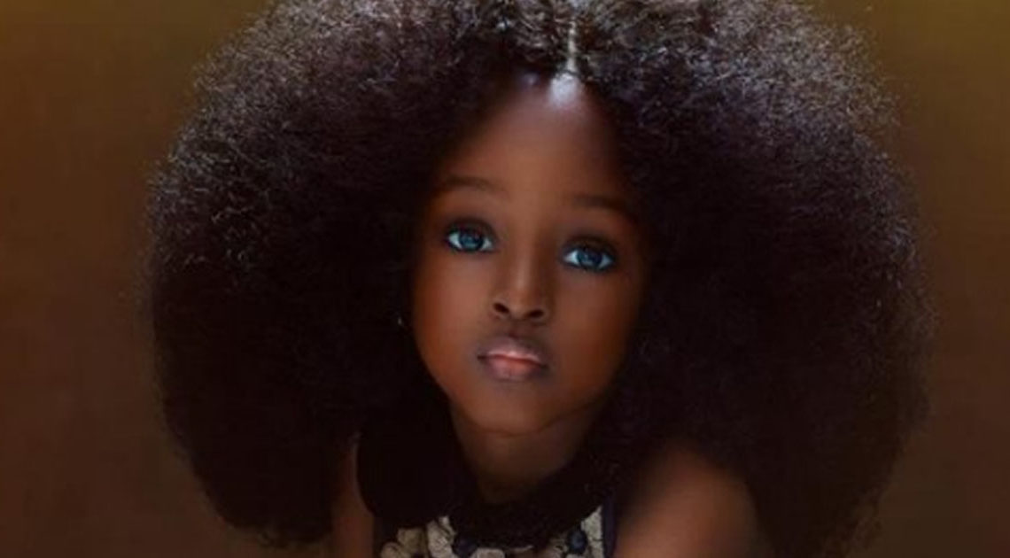Новая самая красивая девочка в мире: пятилетний ангелочек из Нигерии