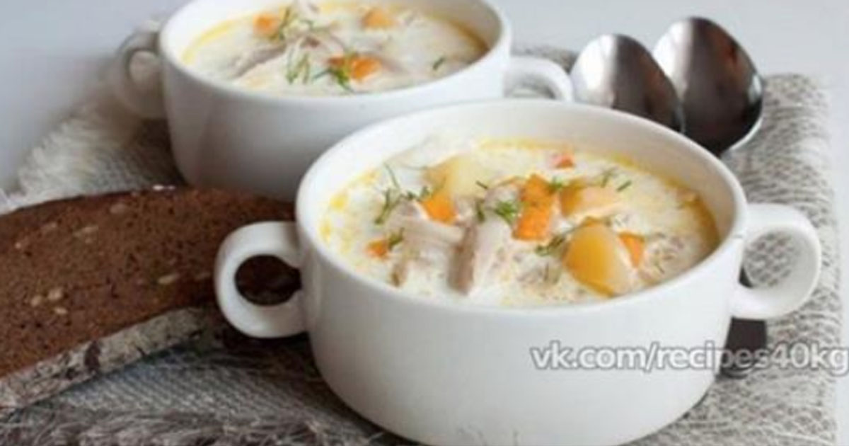 Сырный суп с курицей — нереально вкусно