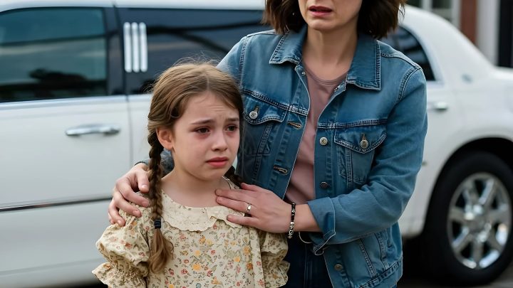 Malá holčička byla terčem posměchu kvůli svým domácím šatům – dokud nepřijela limuzína a všechno nezměnila!