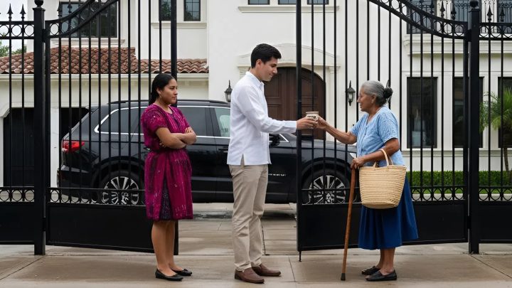 70letá matka přišla za synem pro peníze na léčbu. Dal jí jen balíček nudlí a zdvořile se rozloučil. Ale doma, když ho otevřela, byla šokována…