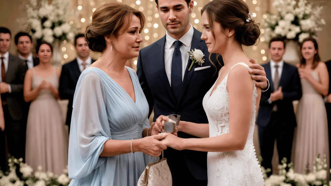 „Byla jsem jeho nevlastní matkou dvacet let… Ale na svatbě se nevěsta usmála a řekla: „První řady jsou jen pro skutečné matky.“ Pak vešel můj syn… a všechno změnil.“