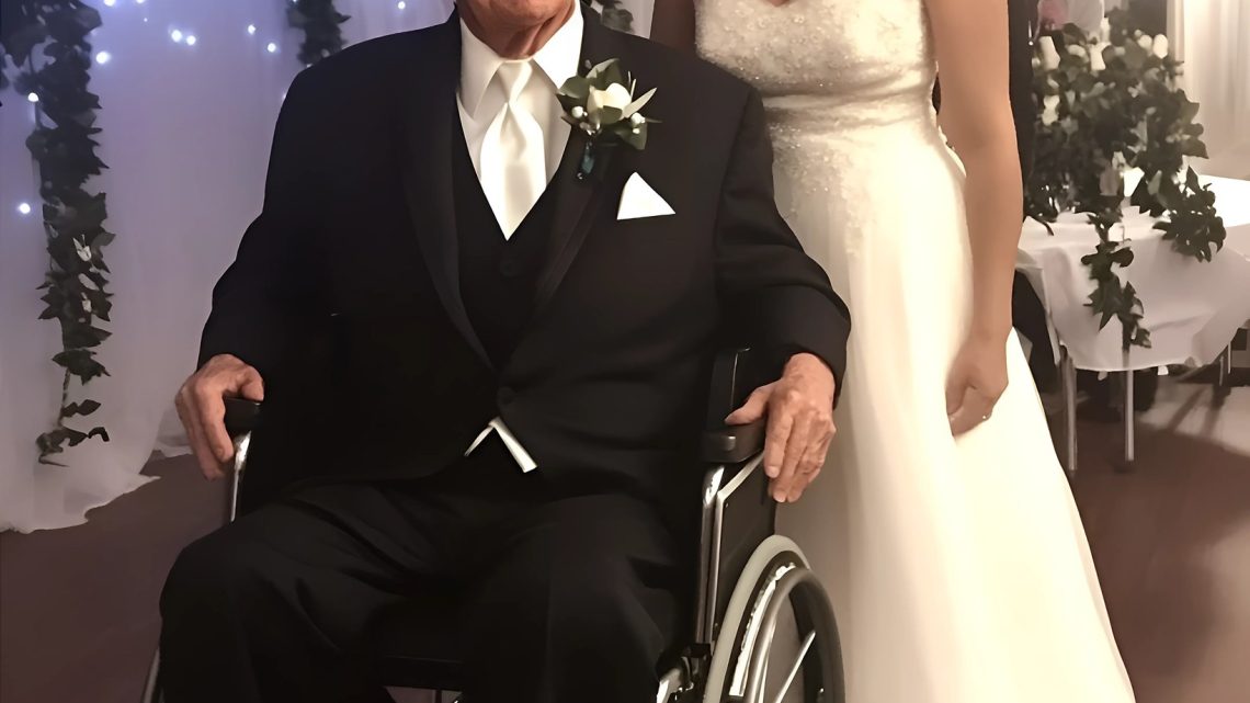 Nevěsta nechce, aby ji otec na invalidním vozíku vedl k oltáři, dokud ho neuvidí v televizi.