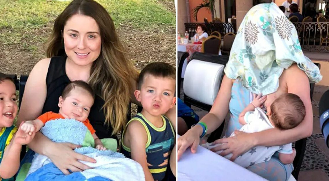 Maminka dostala příkaz, aby se při kojení zakrývala