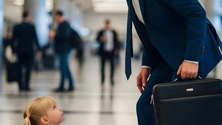 Dívka zvedla hlavu a jemně se usmála. „Ten letenku, kterou ti koupila tvoje žena… nelet tímto letem. Vrať se domů. Něco tam na tebe čeká.“