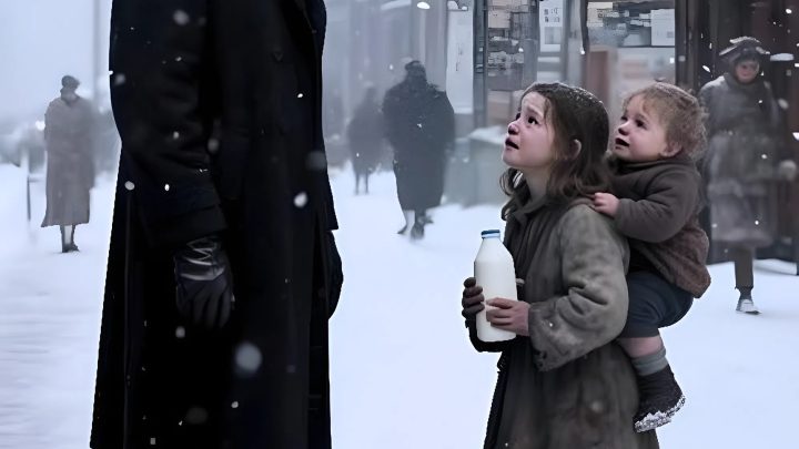 „Vrátím ti peníze, až vyrostu,“ prosila bezdomovecká dívka milionáře, když žádala o malou krabici mléka pro svého plačícího mladšího bratra, a jeho odpověď všechny umlčela.