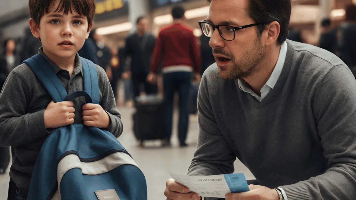 Viděl jsem ztracené dítě na letišti.