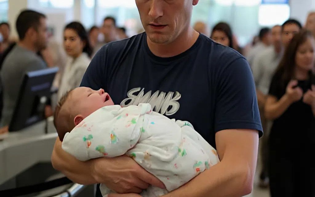 Ovdovělý otec nemohl nastoupit do letadla se svým dítětem, ale pak vše změnila jedna starší žena