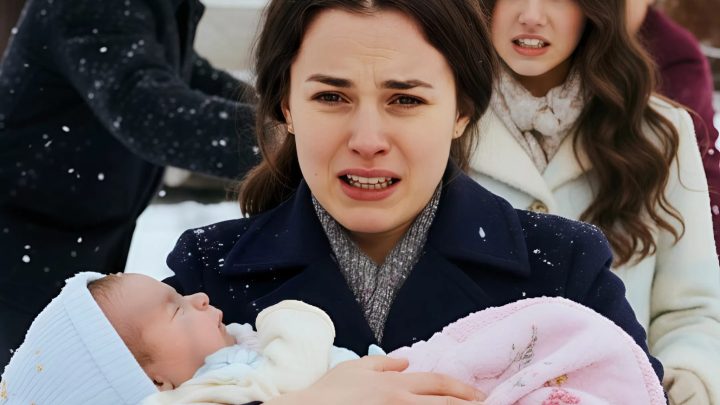 Vyhodili mě a moje třídenní miminko do sněhové bouře kvůli milence mého manžela — o 24 hodin později jsem vešla do zasedací místnosti jako jeho šéfová.