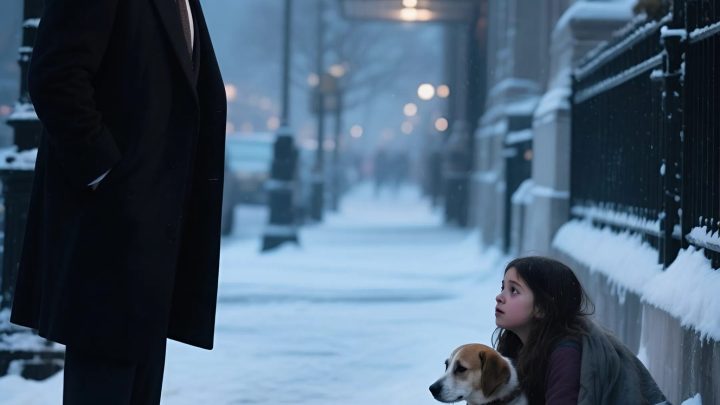 Miliardář truchlící nad ztrátou své ženy a syna náhodou uvidí bezdomoveckou dívku, jak drží svého psa ve sněhu – jeho další rozhodnutí navždy změnilo jeho život!
