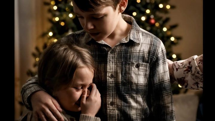 V noci na Štědrý den se moje tchyně zadívala na mou šestiletou dceru a chladně řekla: