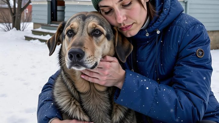 Zatímco moje sestry bojovaly o babiččin dům, já jsem si vzal jen jejího starého psa — když jsem naskenoval QR kód na jeho obojku, oněměl jsem úžasem.