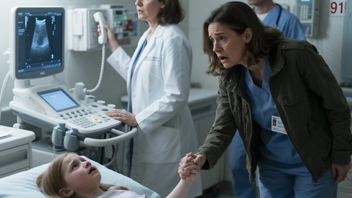 Malá holčička se vrátila z víkendu s prudkými bolestmi břicha — to, co lékař uviděl na ultrazvuku, všechno změnilo.