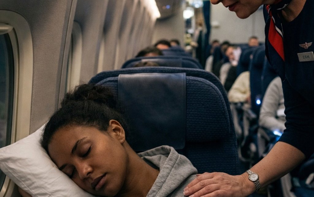 Cestující na sedadle 8A klidně spala, když nečekané hlášení kapitána během několika vteřin všechno změnilo.