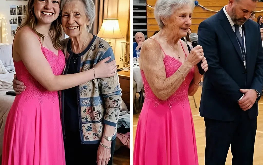 Na maturitní ples jsem si oblékla šaty své zesnulé vnučky – ale to, co v nich schovala, mě donutilo vzít mikrofon