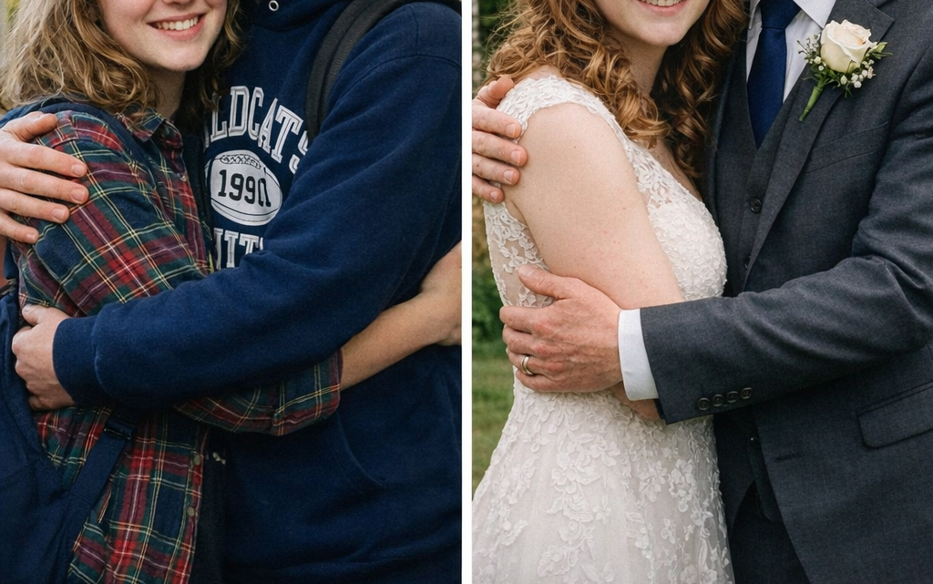 Moje dcera si vzala mou lásku ze střední školy – na jejich svatbě mě vzal stranou a řekl: „Konečně jsem připraven ti říct pravdu.“