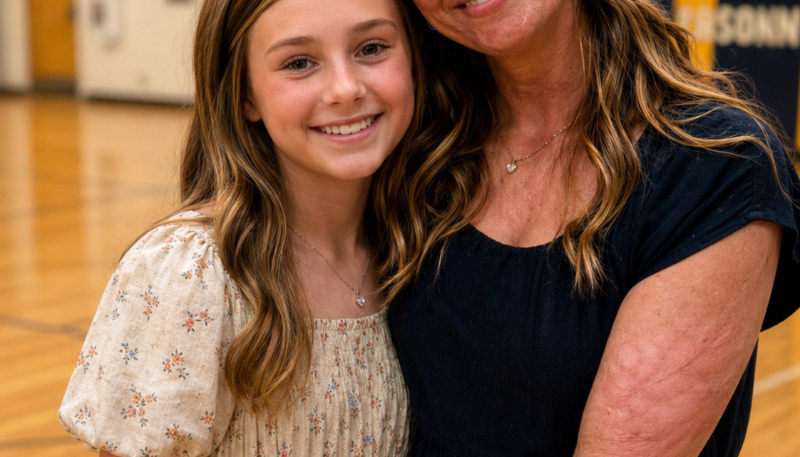 Moje dcera mě prosila, abych nechodila do její školy kvůli mému zjizvenému obličeji – pak ale do školy vešel neznámý muž a řekl: „Tvoje matka ti už dvacet let tají pravdu.“