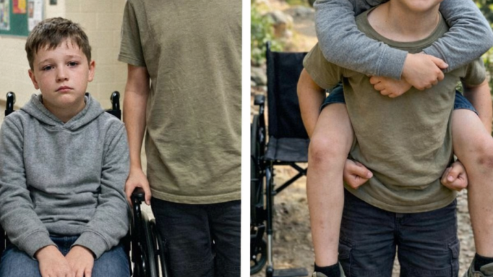 Můj dvanáctiletý syn vzal během výletu na táboření svého kamaráda na vozíku na záda, aby se necítil odstrčený – druhý den mi zavolal ředitel a řekl: „Musíte okamžitě přijet do školy.“