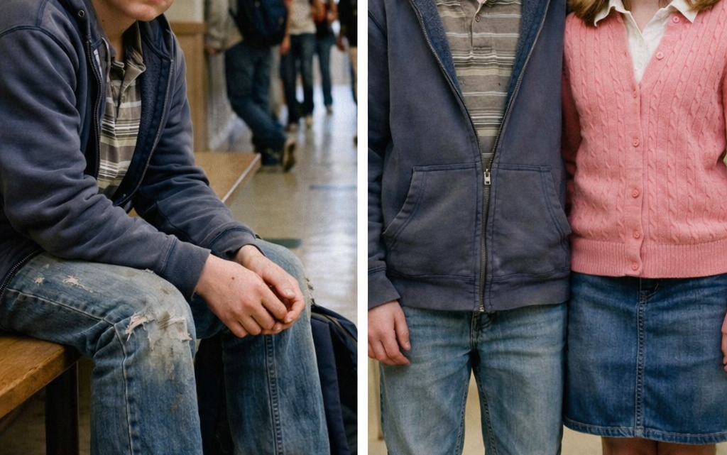 Moje dvanáctiletá dcera utratila všechny své úspory, aby koupila nové tenisky jednomu chlapci ze své třídy – a hned druhý den mi ředitel školy naléhavě volal, abych okamžitě přišla do školy