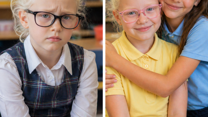 Moje dcera prodala svou sbírku lega za 112 dolarů, aby koupila brýle své kamarádce, protože ty její byly rozbité a slepené izolepou — to, co se stalo následující den, mě dojalo k slzám.