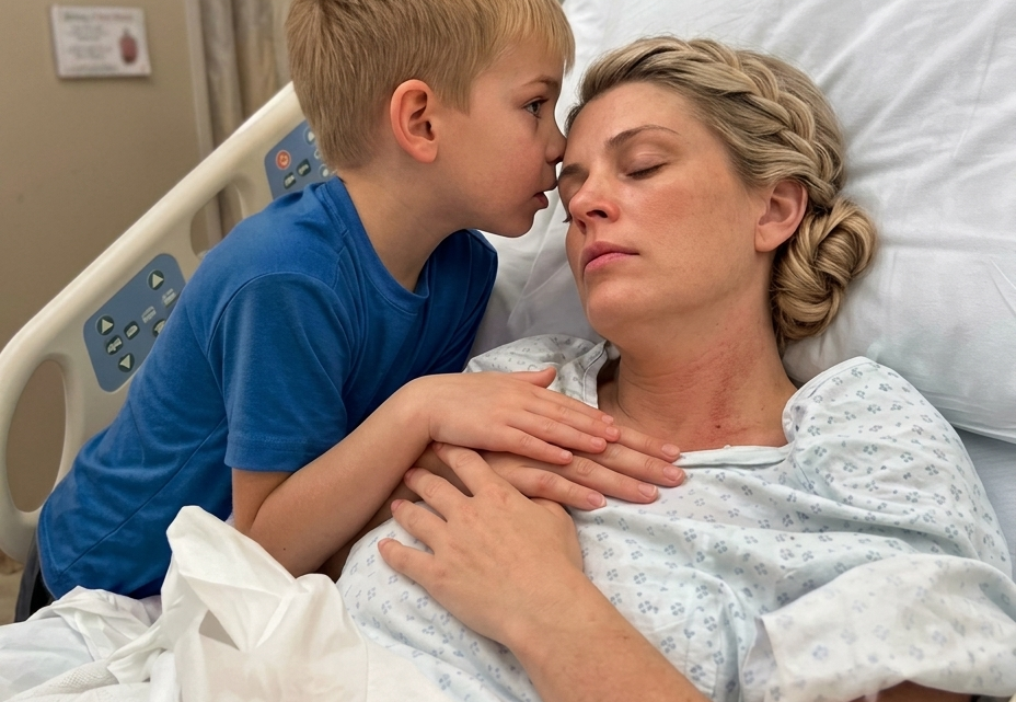 Když jsem se probudila z kómatu, zaslechla jsem, jak můj syn šeptá: „Mami, jestli mě slyšíš, neotvírej oči — raději poslouchej, co táta plánuje.“