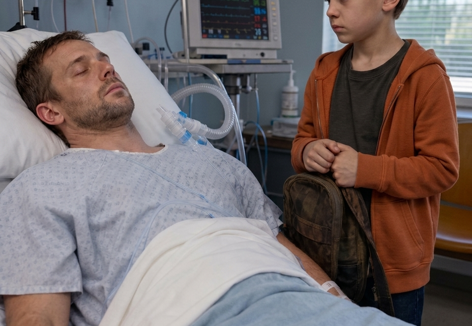 Lékaři mi doporučili odpojit mého manžela od přístrojů podporujících život – to, co následně udělal náš osmiletý syn, bylo naprosto neuvěřitelné a všechny v místnosti zanechalo v naprostém šoku a beze slov.