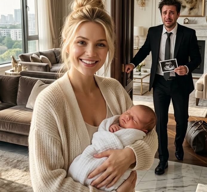 Osm měsíců po rozvodu našel miliardář ultrazvukový snímek a nemocniční náramek se jménem své bývalé ženy: Chlapeček Hayes. 3,3 kg. Srdce se mu zastavilo. Když přijel k jejímu domu, uviděl svou bývalou ženu, jak chrání dítě s očima přesně jako on, které na něj hledělo s naprostou hrůzou. Přistoupil blíž. Ale když mu zašeptala dvě slova, jeho svět se rozpadl na tisíc kousků…