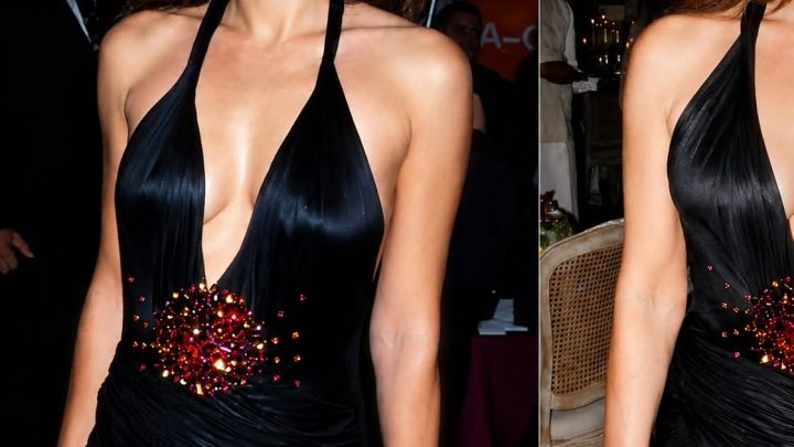 Herečka Elizabeth Hurley si po 27 letech znovu oblékla své odvážné šaty.