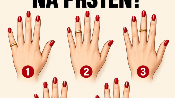 Na který prst byste si nasadili prsten?