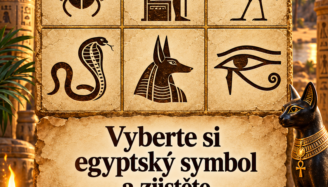 Vyberte si egyptský symbol a dozvíte se o účelu své duše.
