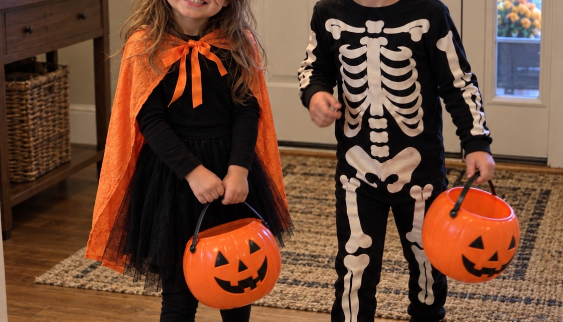 Matka poslala svá dvojčata, aby posbírala Halloween Candy –, která se vrátila s pláčem po jejich poslední zastávce v Sousedově domě