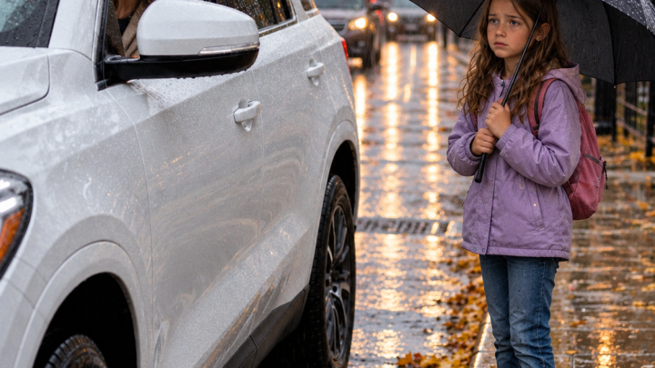 Vozil jsem spolužáka své dcery do školy zdarma na 2 roky – Když se mi rozbilo auto, její máma odmítla odjet mé dítě kvůli novým sedadlům, ale Karma zasáhla úplně další den
