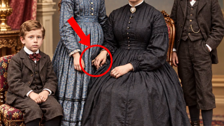 Stará rodinná fotografie z roku 1872 šokovala uživatele internetu: podívejte se blíže na ruku malé holčičky — tajemný detail nebyl zaznamenán již 150 let!